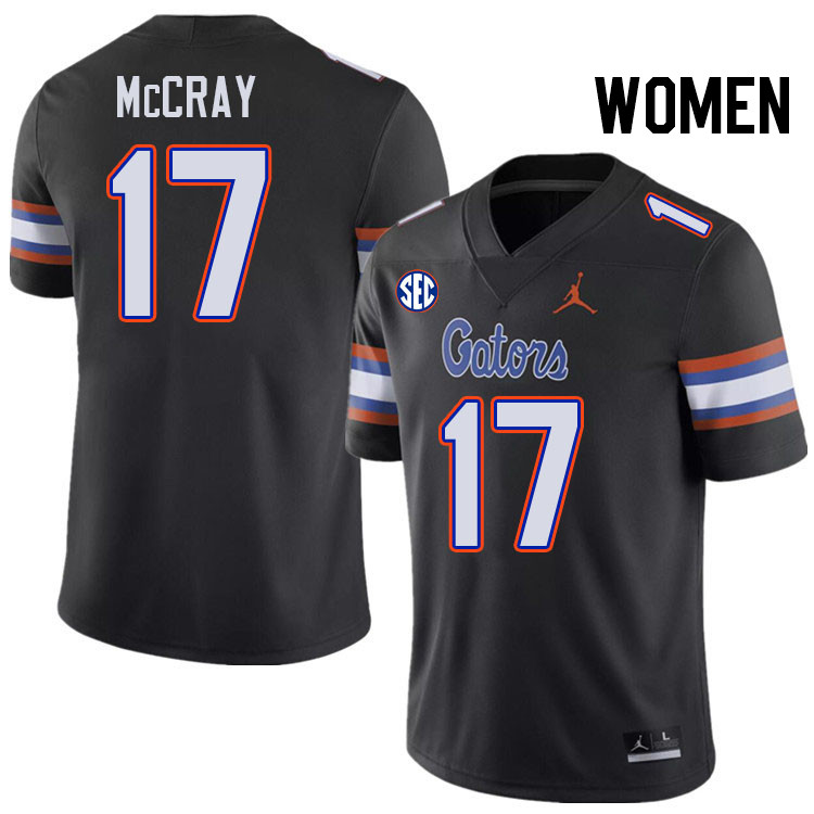 Women #17 LJ McCray Florida Gators College Football Jerseys Stitched-Black Women #17 LJ McCray Florida Gators College Football Jerseys Stitched-Black